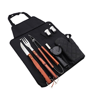 8-Piece BBQ Apron and Utensil Set 